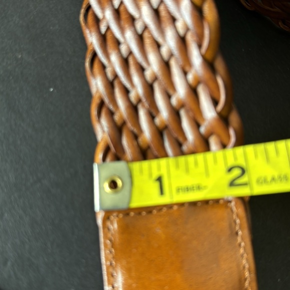 Micheal Kors Brown Woven Charm Belt - Picture 11 of 16